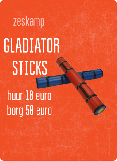 verhuur gladiatorsticks