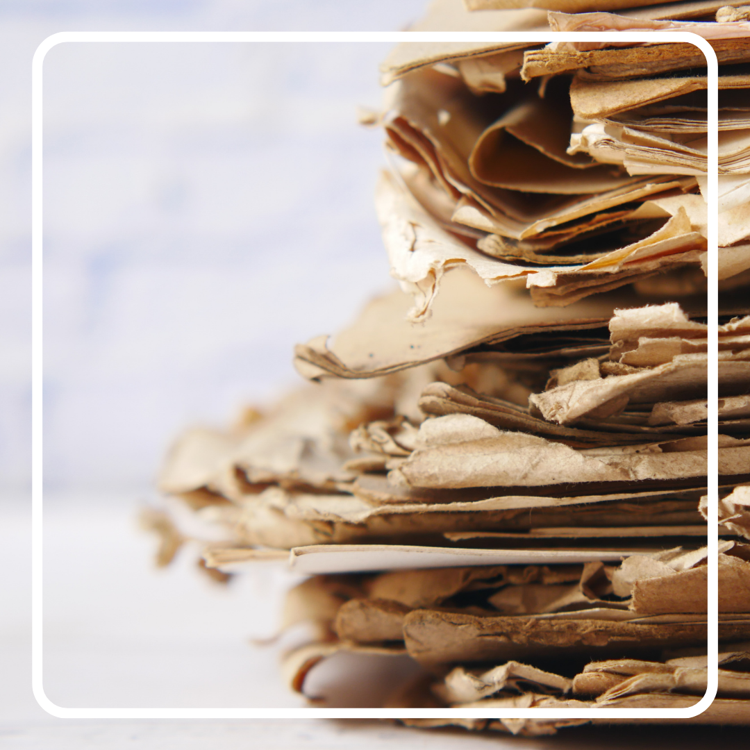 Oud papier ophalen door scoutingleden