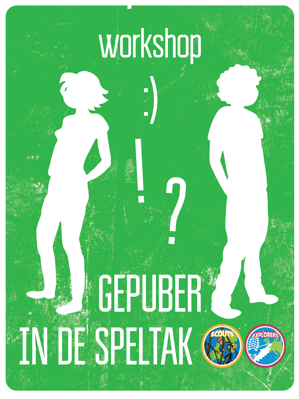 Icoon van de workshop gepuber in de speltak